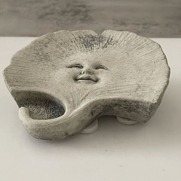 Vintage George Carruth Studio Casey Sprout Ginkgo Leaf Sculpture Signed 2005 - Picture 3 of 8